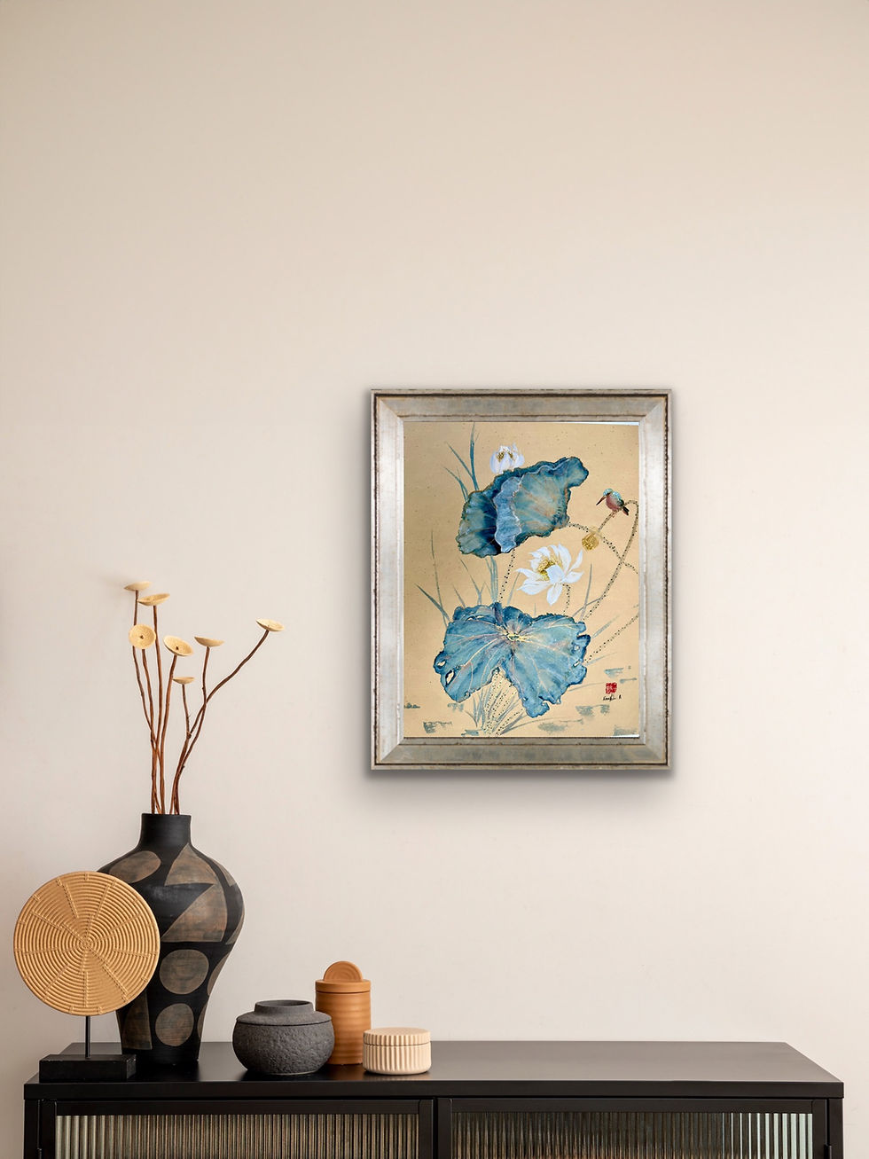 Thumbnail: Aqua Blossoms