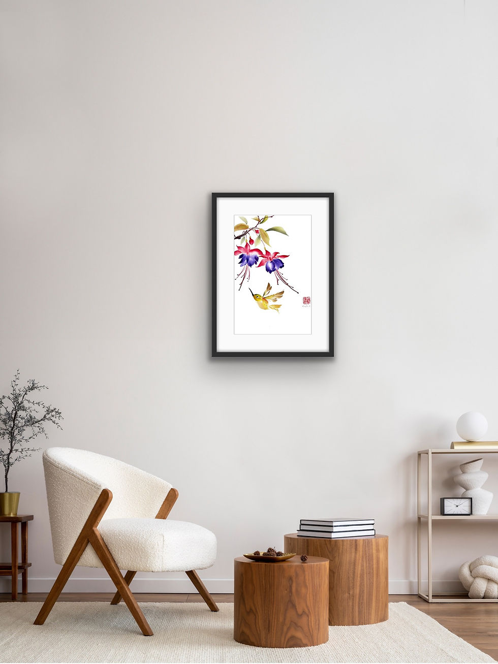 Thumbnail: Fuchsia Fanfare- Fine Art Print