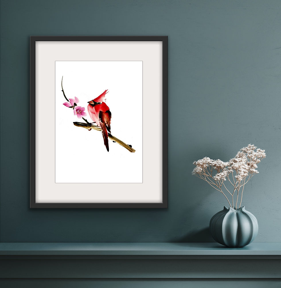 Thumbnail: Spring Guest- Fine Art Print