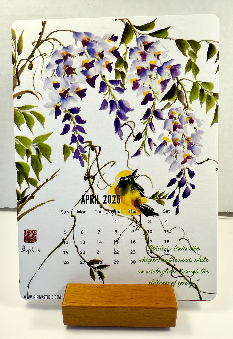Thumbnail: Art Focus 2026 Desk Calendar: The Seasons in Brush & Spirit