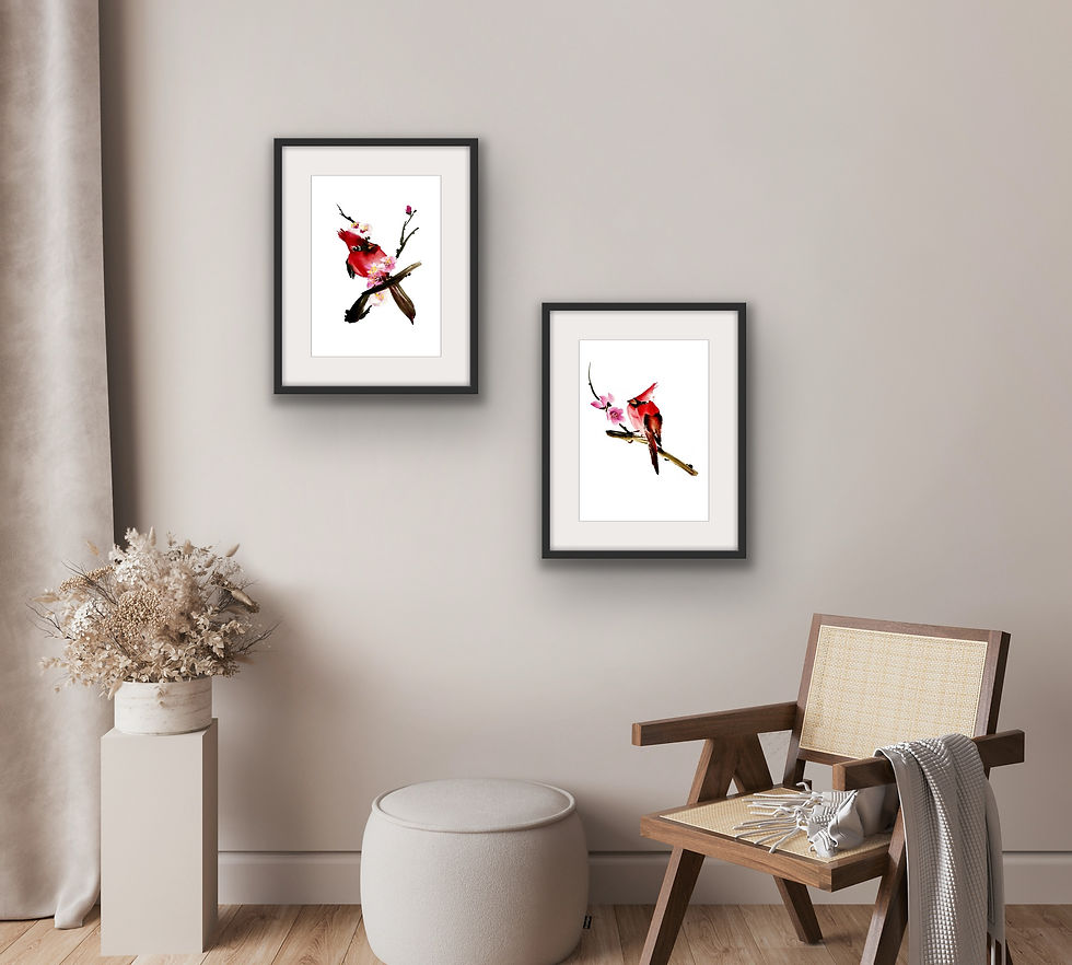 Thumbnail: Spring Guest- Fine Art Print