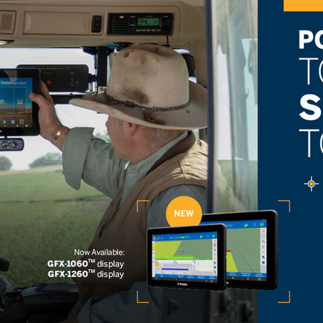 Exciting news from Trimble. New GFX-1060 and GFX-1260 display systems have arrived