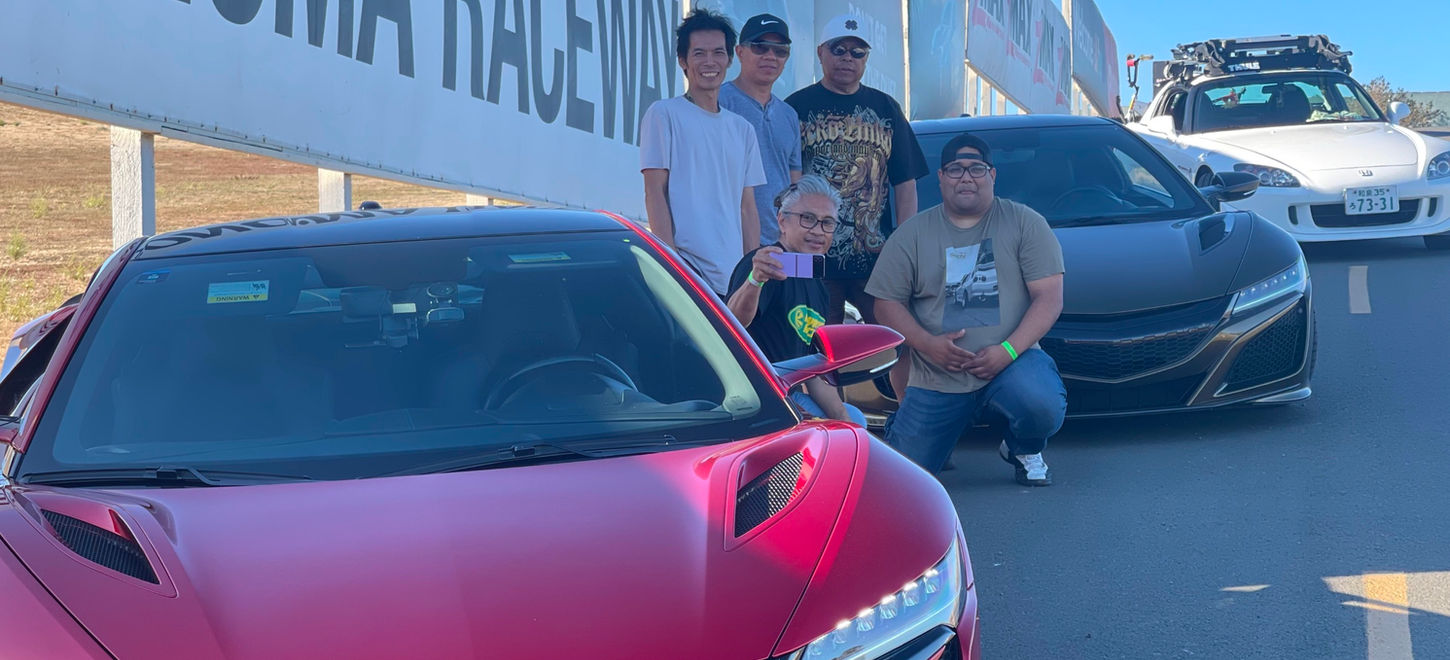 rock chip autoglass team at a car show