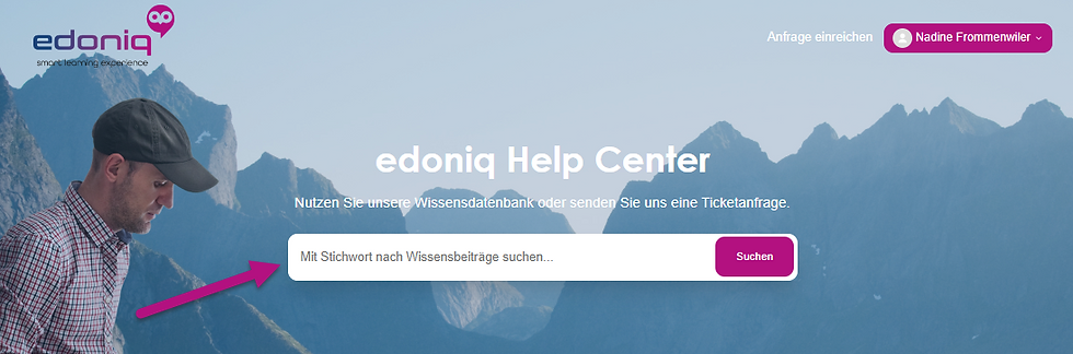 edoniq Help Center | Stichwortsuche
