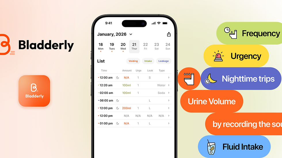 Bladderly App OAB / Urinary Incontinence Treatment Updates (2025–2026)