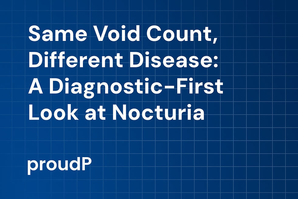 Same Void Count, Different Disease: A Diagnostic-First Look at Nocturia