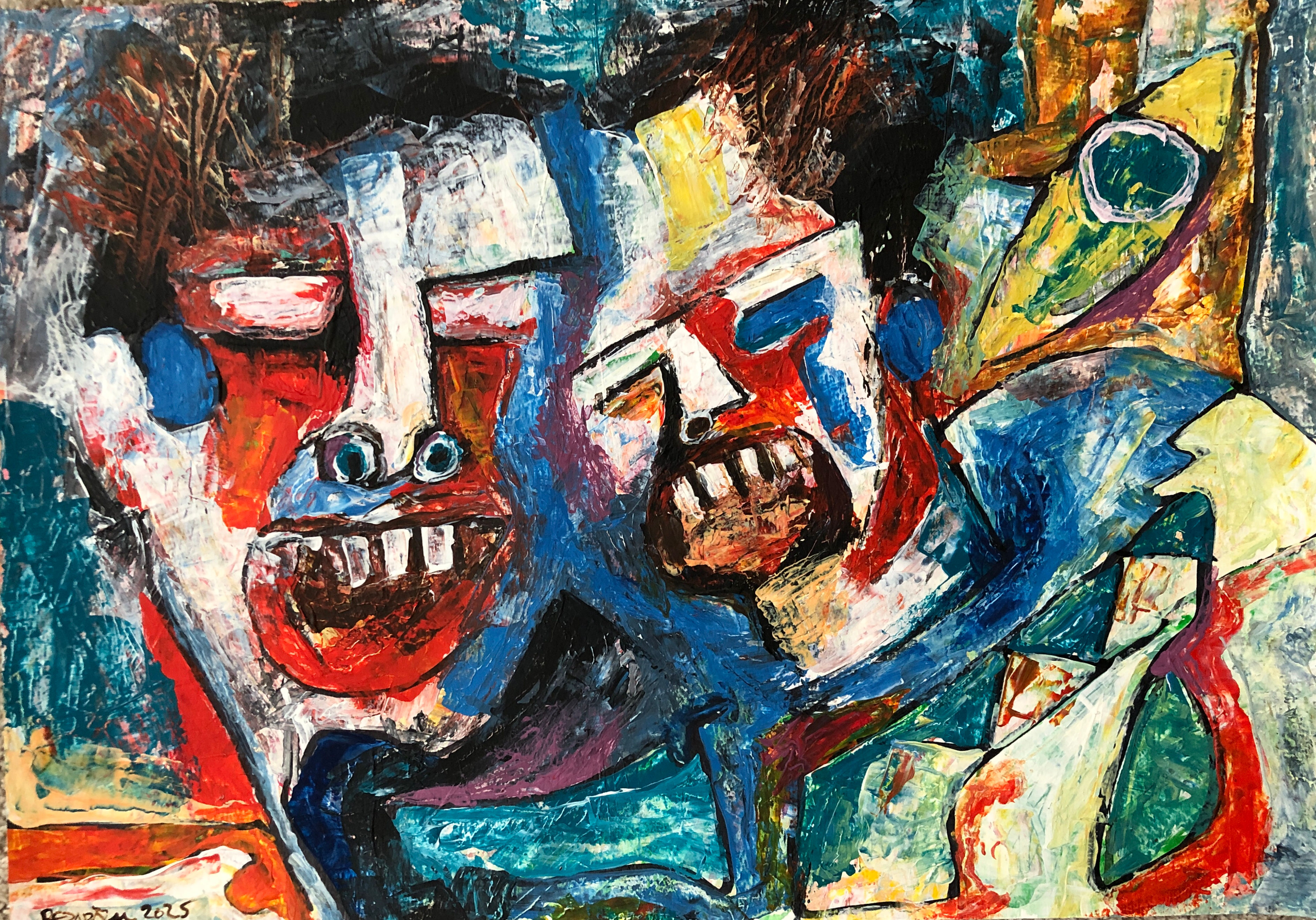 Dissonant Voices  29,7 × 42 cm