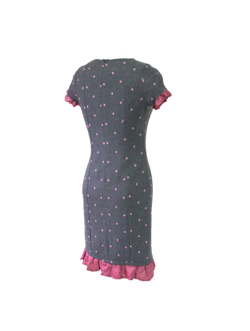 Thumbnail: Buy Julianna Peric Wool Blend Dress with silk trim - Online Shop Canberra.