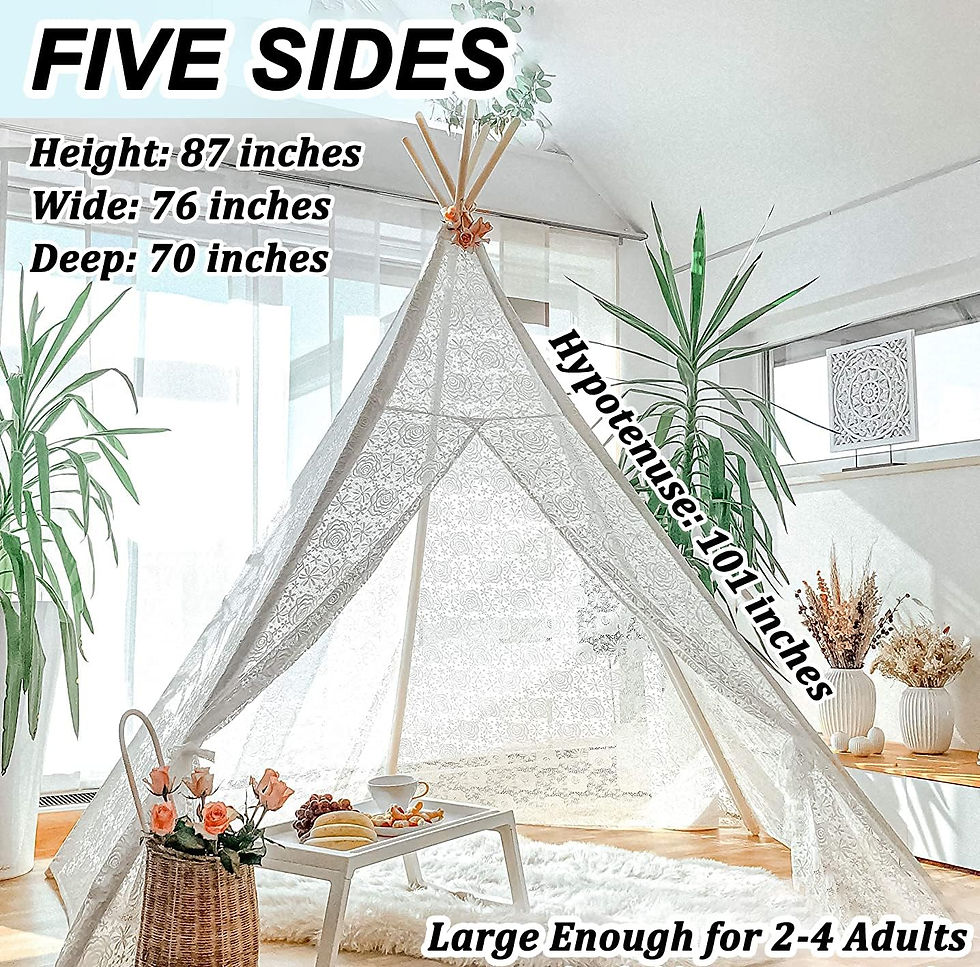 Thumbnail: Lace Teepee Tent - $15/ea (2 In-Stock)