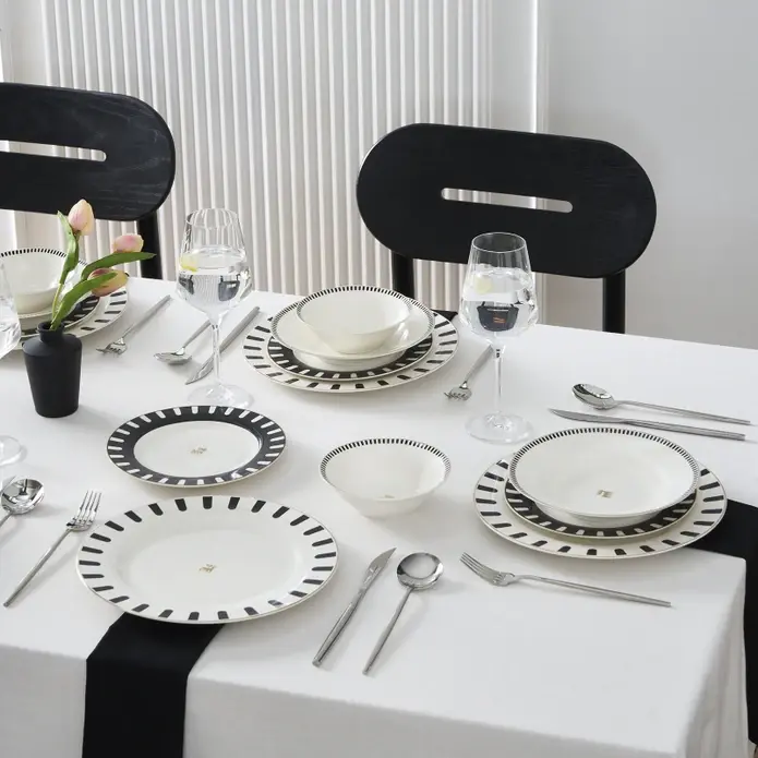 طقم اطباق اليجانس بون 24 قطعة ل 6 اشخاص