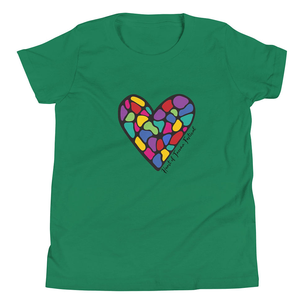 Thumbnail: Heart Of Tacoma Youth Short Sleeve T-Shirt