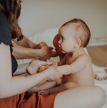 Séance massage bébé