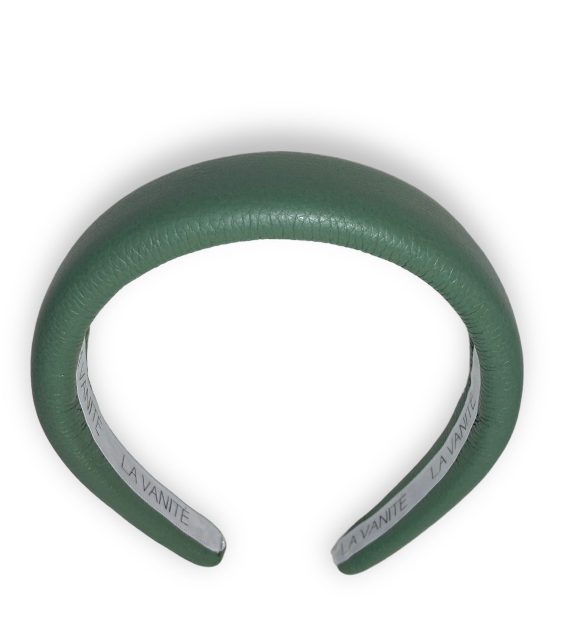 tiara de couro, arco de couro, diadema de couro, acessório de couro legítimo, tiara verde