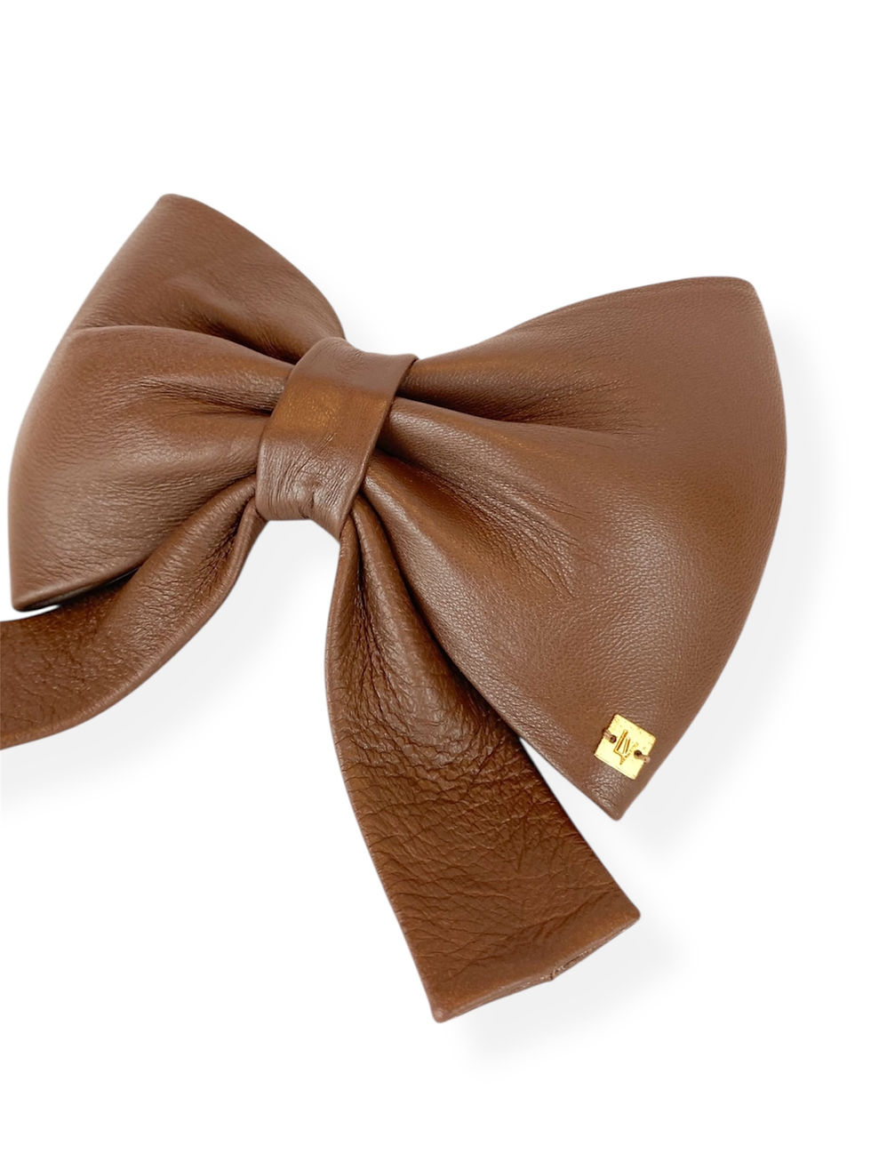 Miniatura: Laço couro legítimo marrom - Cannes