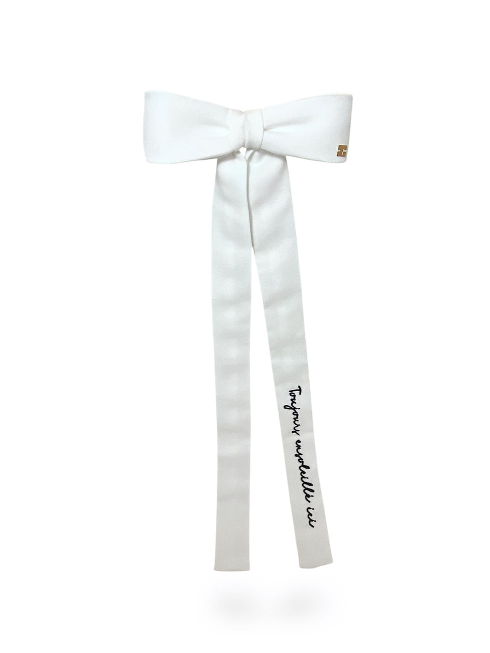 laço branco bordado, laço branco frances, laço branco pontas longas, presente para mulher, presente para namorada