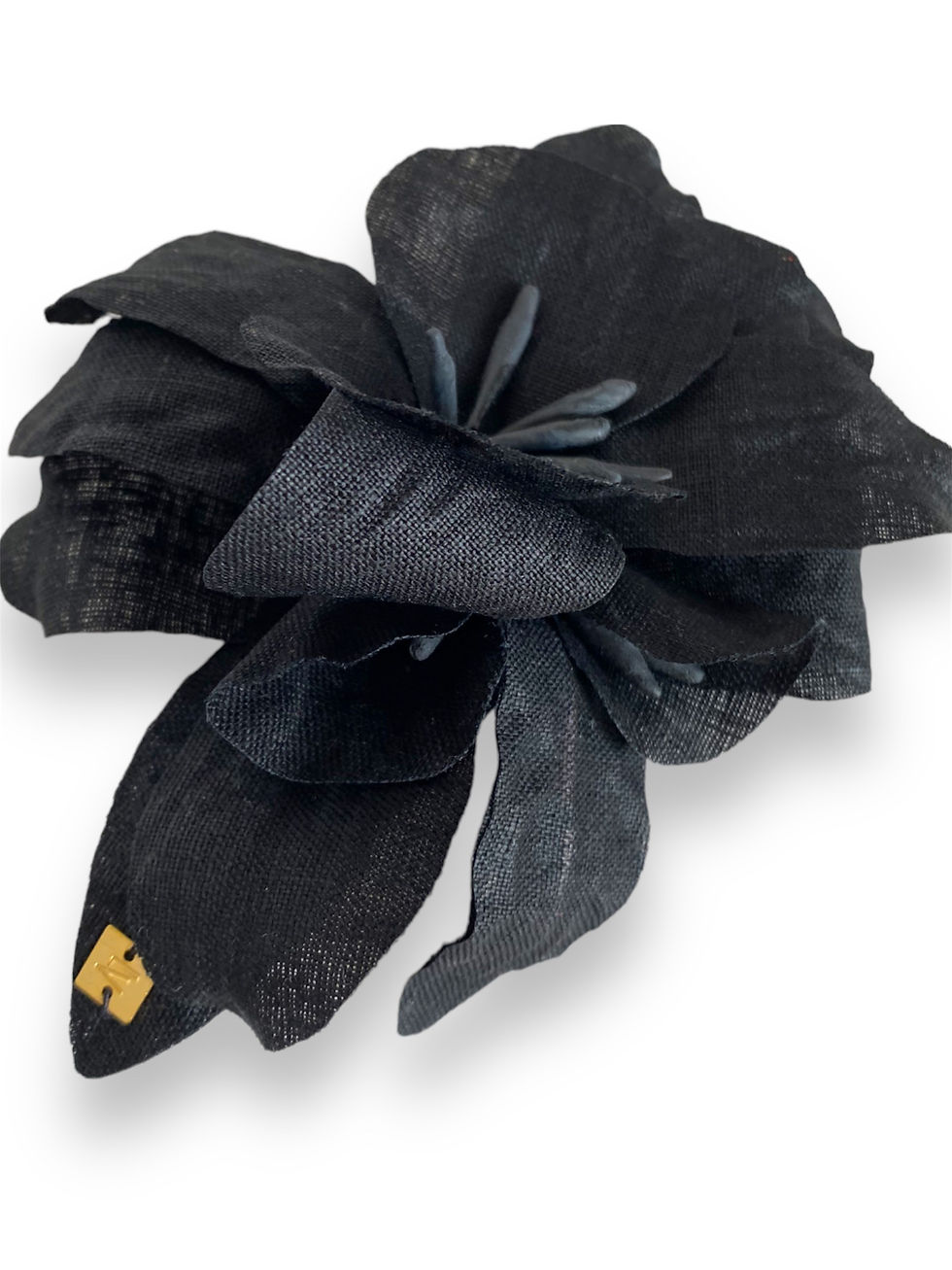 flor de tecido para cabelo, presilha de flor preta, enfeite de flor para cabelo, hair clip floral, acessório cabelo carnaval