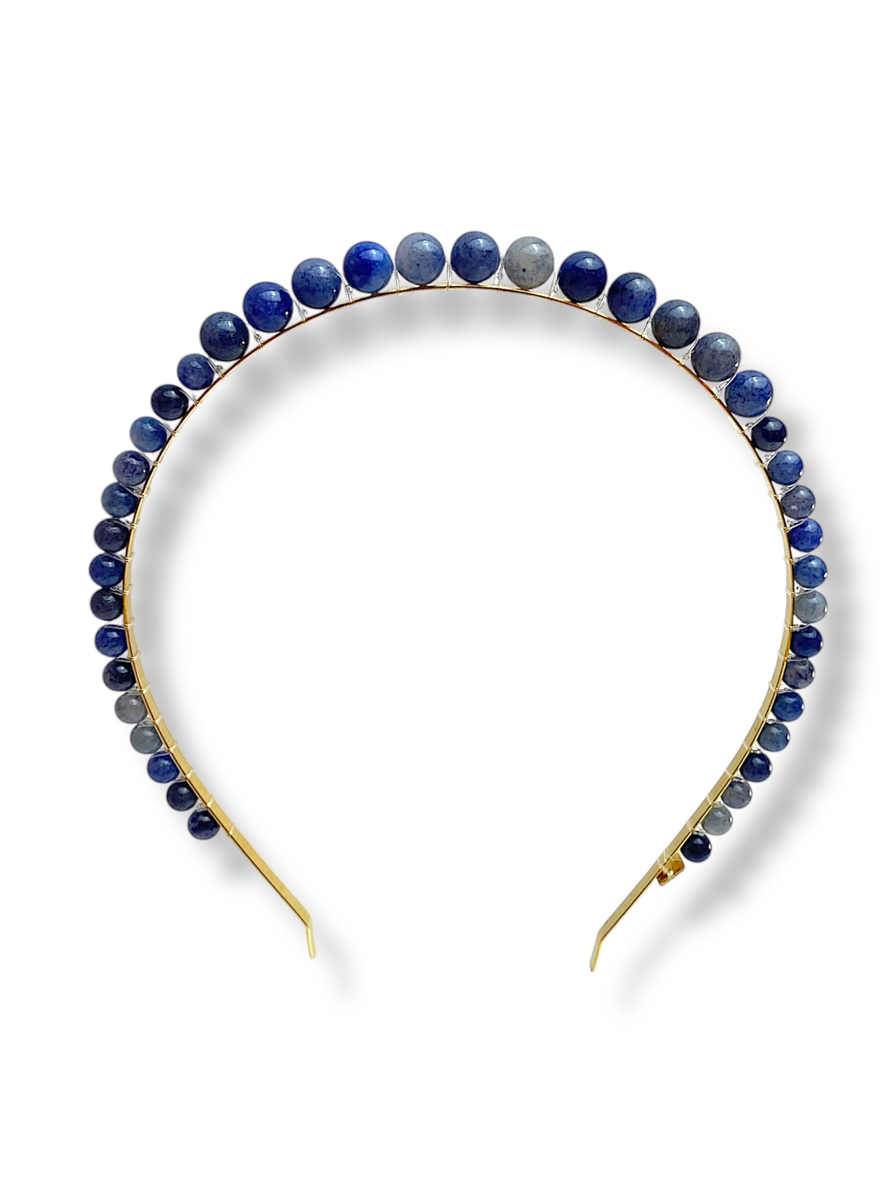 Tiara Pedras Naturais - Quartzo Azul