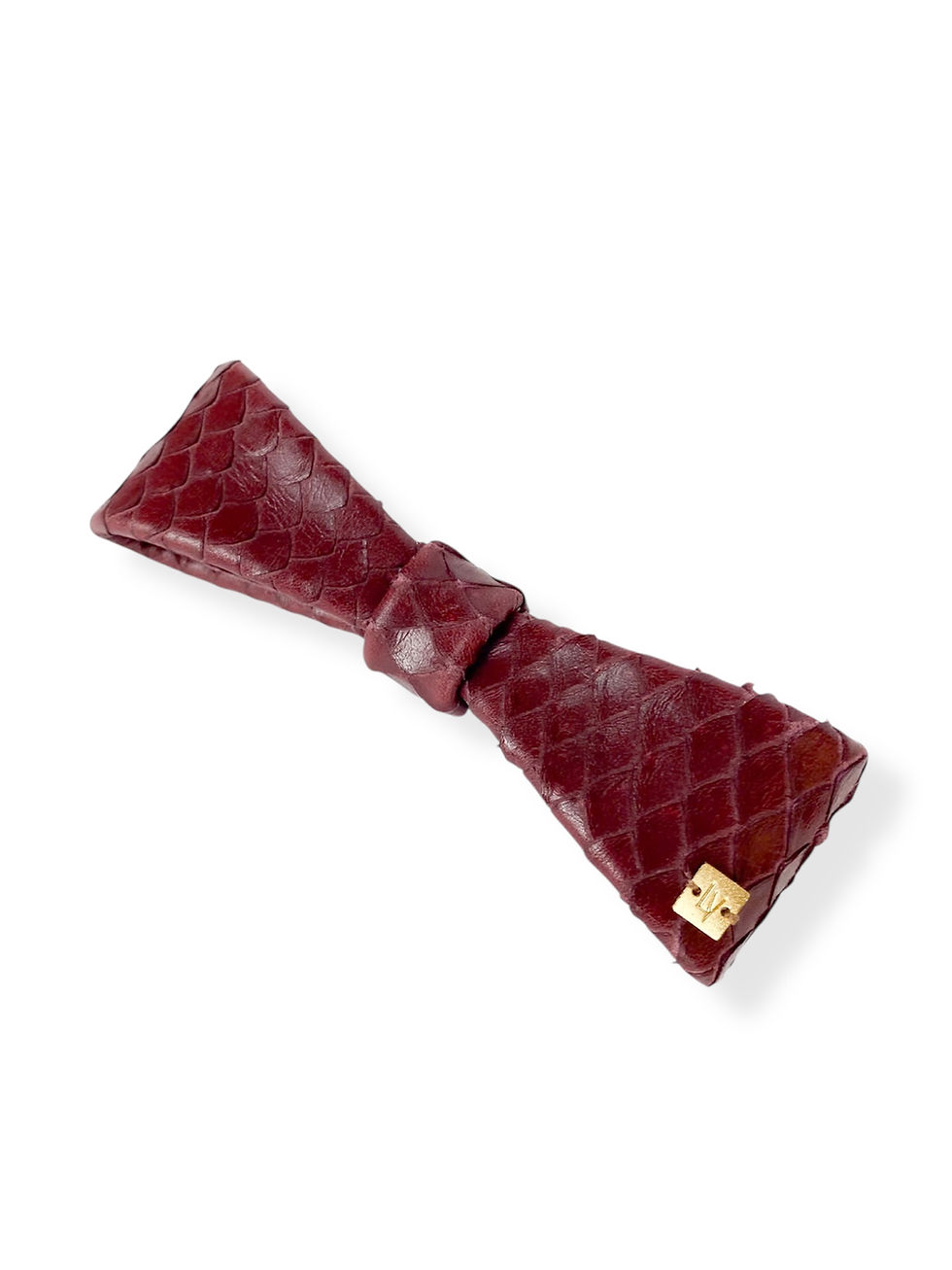 Miniatura: Laço couro legítimo cereja - Éternel Petit