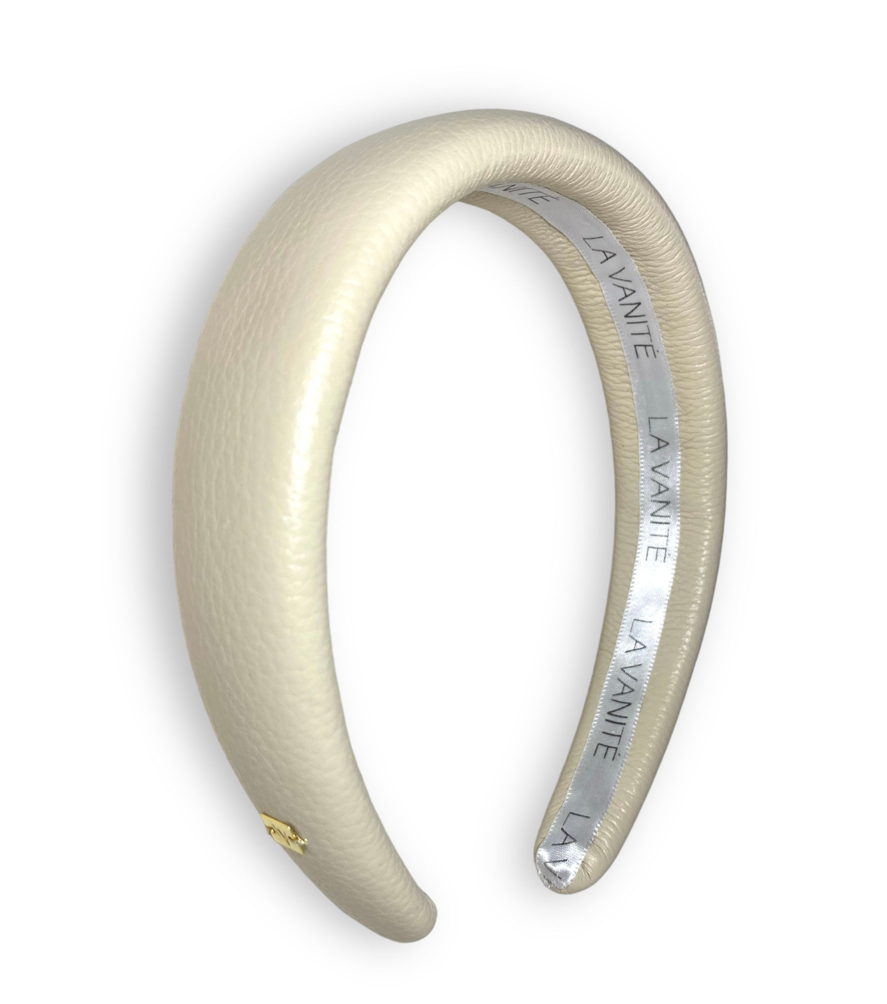 tiara de couro, arco de couro, diadema de couro, acessório de couro legítimo, tiara bege