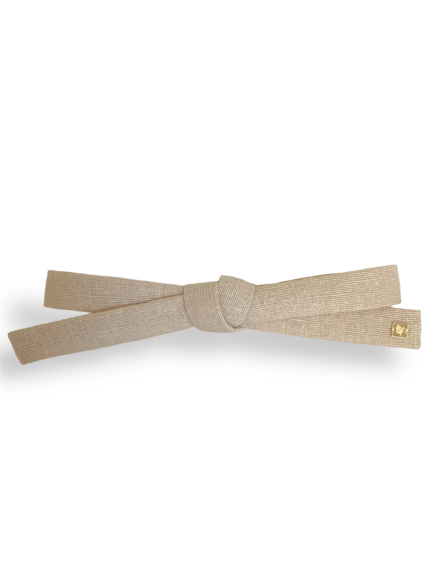 laço de linho, laço chic, acessório de cabelo para praia, laço de linho cru, laço bege, laço nude, laço tom pastel