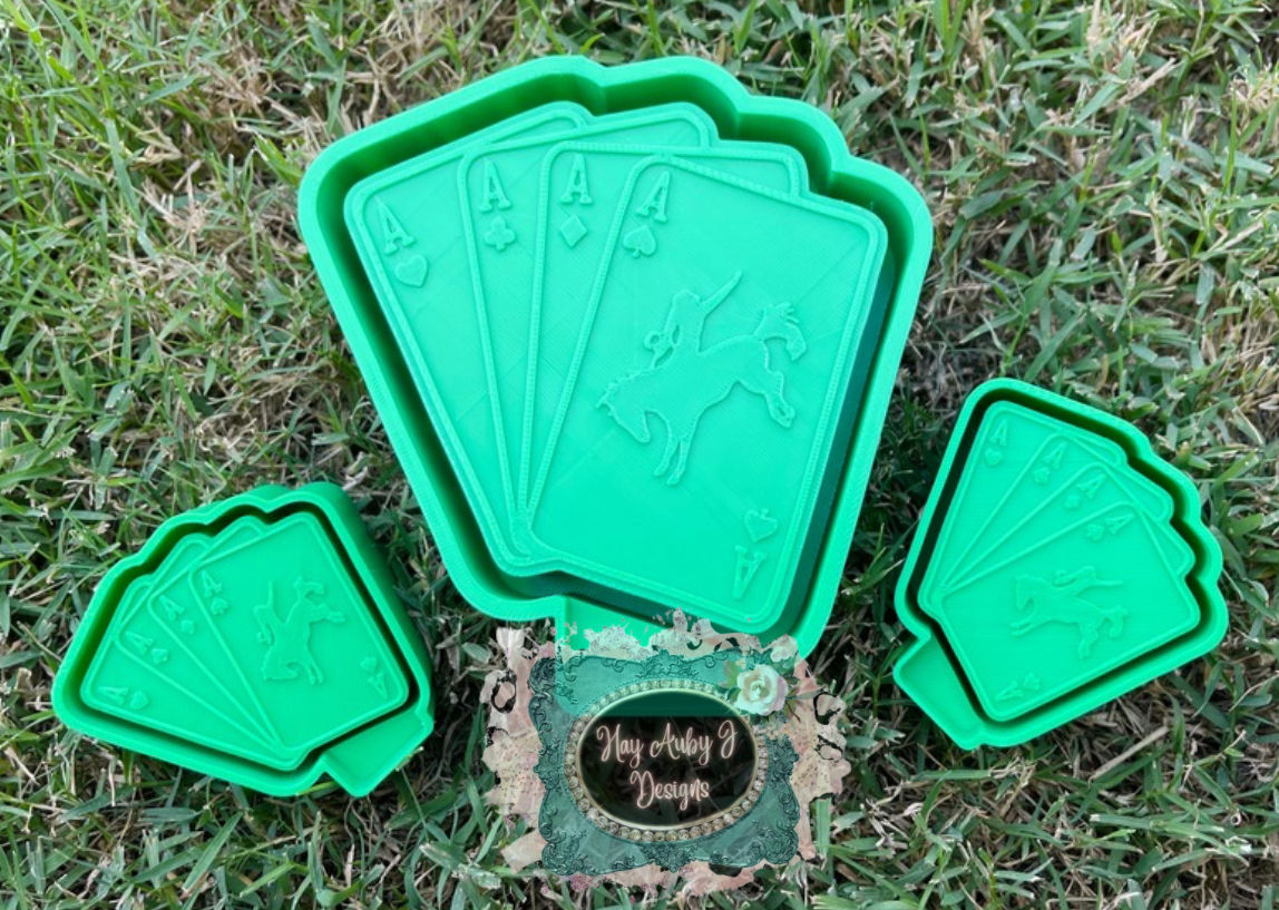 Rodeo Aces Full Size And/Or Vent Clips Set Silicone Freshie Molds