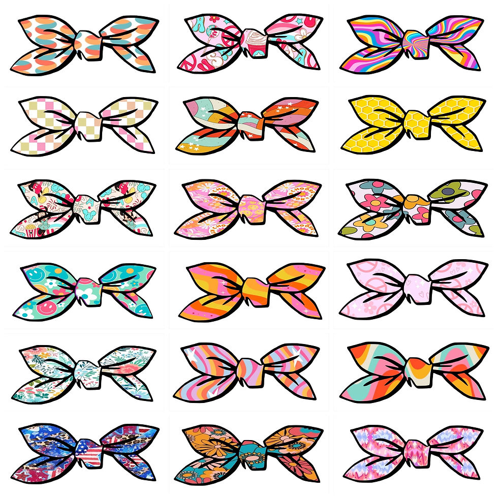 Highland Cow Bow Cardstock