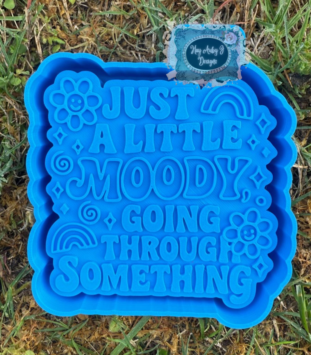 Just A Little Moody Going Through Something Silicone Freshie Mold