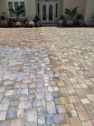 Before and after paver sealing transformation, showcasing vibrant, protected pavers by 30A Power Washing and Paver Sealing.