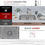 Thumbnail: STYLISH 32'' OLIVINE S-202XTG DUAL MOUNT Double Bowl Kitchen Sink