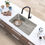 Thumbnail: STYLISH 27'' OLITE S-406TG Single Bowl Kitchen Sink
