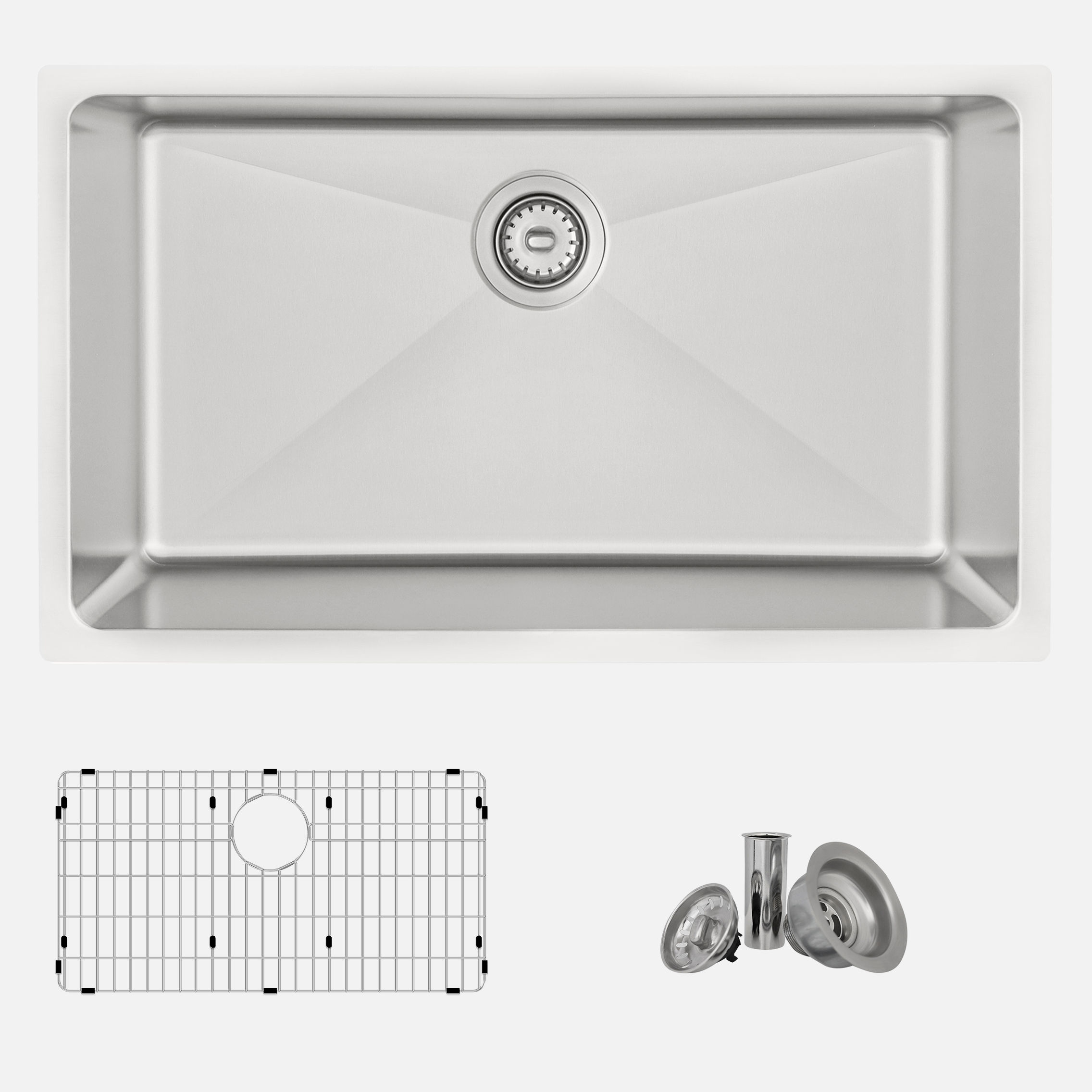 STYLISH 31'' VALENCIA S-402G Single Bowl Kitchen Sink