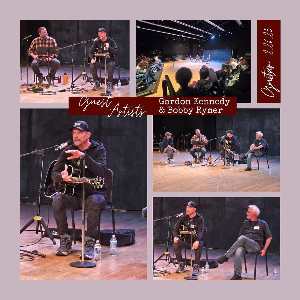 Inspired and Informed LVA Guitar Students Learn from Music Legends