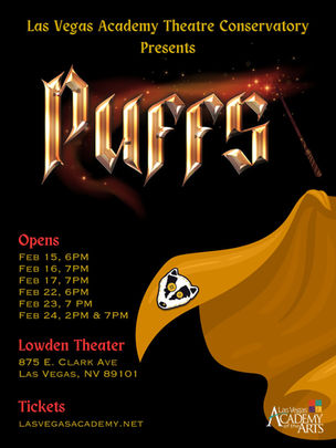 LVA Theater Conservatory Performs Broadway Hit "Puffs" in the Lowden Theater in February