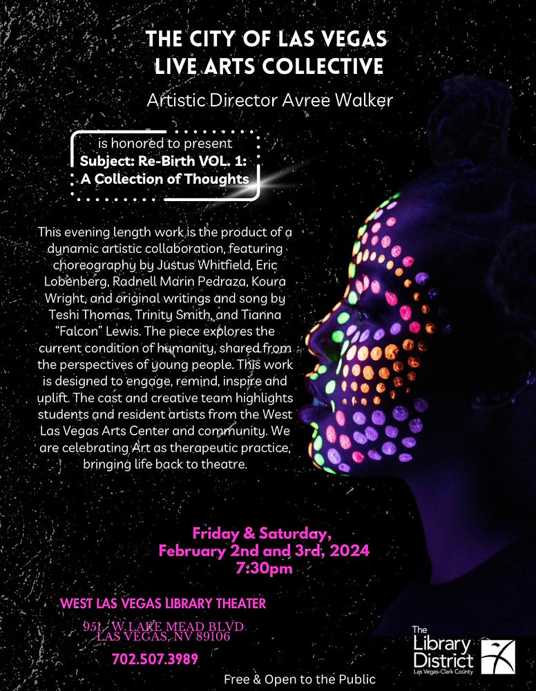 Live Arts Collective Performance features LVA Students, Faculty and Alumni
