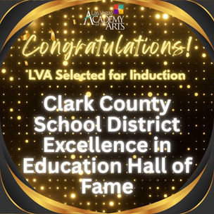 Las Vegas Academy Inducted into 2026 CCSD Excellence in Education Hall of Fame