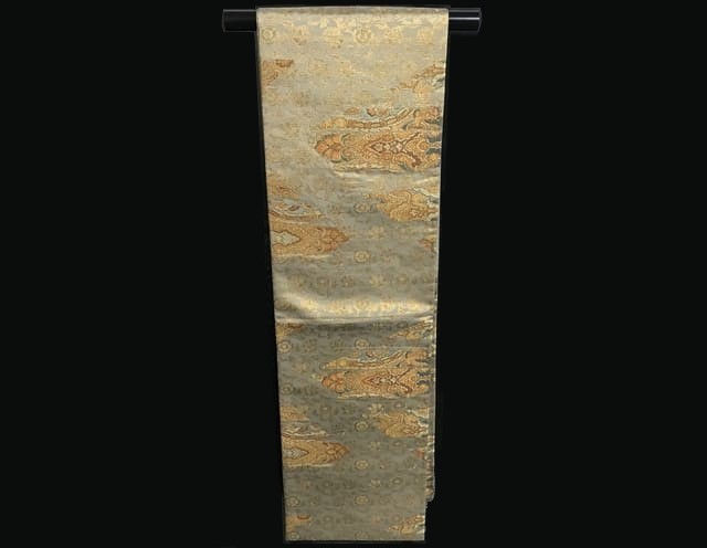 紋屋井関 御寮織 袋帯 西陣織 六通 約31.0cm×約446.0cm 正絹 落款あり 仕立て上がり タトウあり