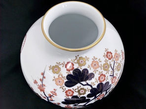 香蘭社 古伊万里四季 有田焼 花瓶