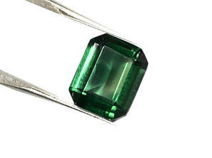 クロムトルマリン ルース エメラルドカット