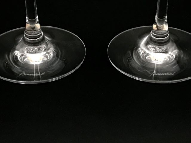 Baccarat バカラ ミルニュイ ワイングラス 2客 展示保管品（Baccarat 
