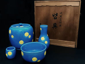 翠嵐窯 浅黄交趾渦 皆具 共箱あり