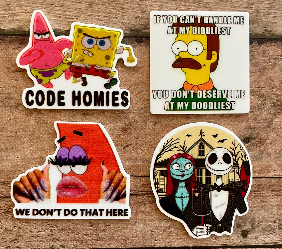 Thumbnail: Clearance Cartoon Badge Holder Designs