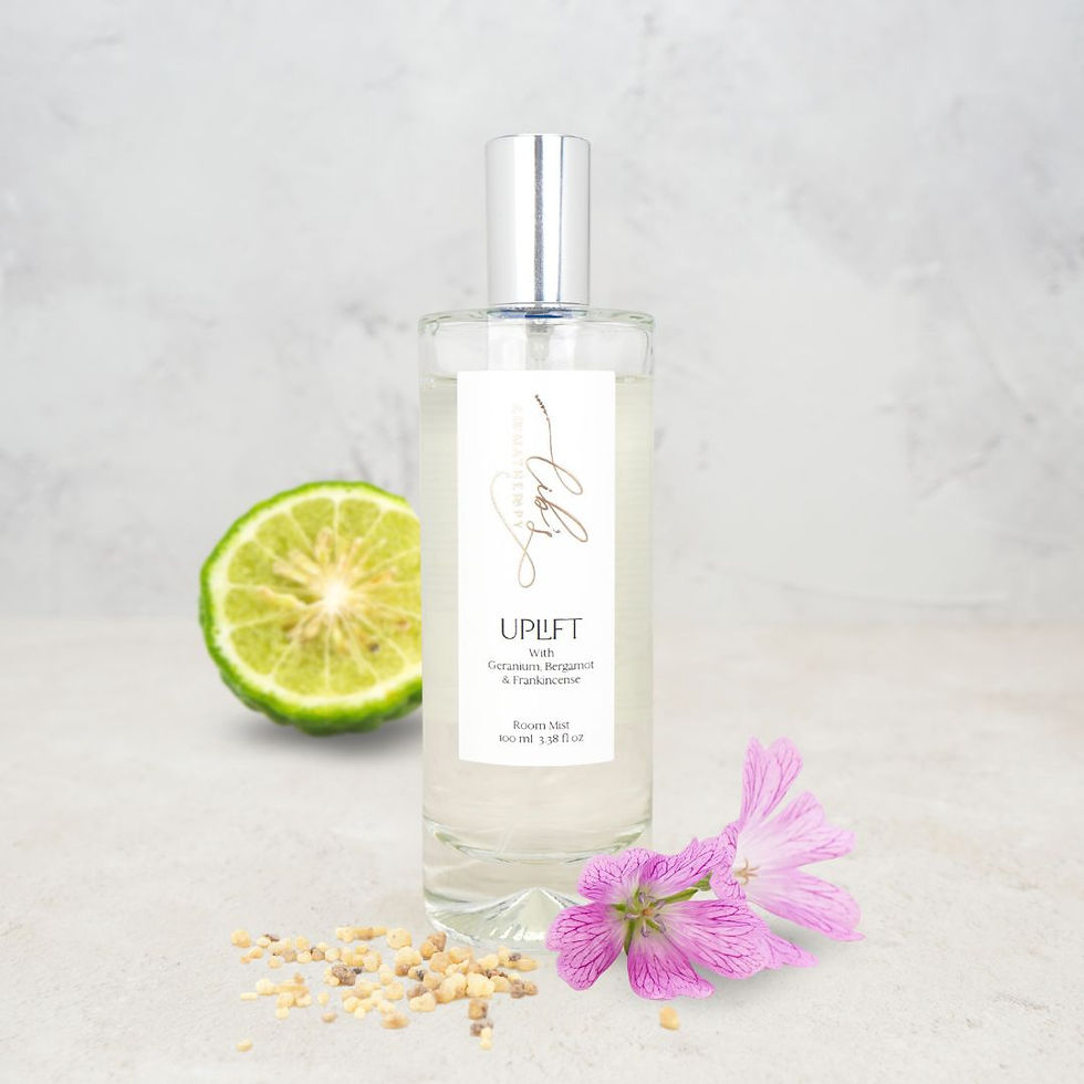 Thumbnail: Uplift aromatherapy room mist with geranium, bergamot and frankincense essential oils