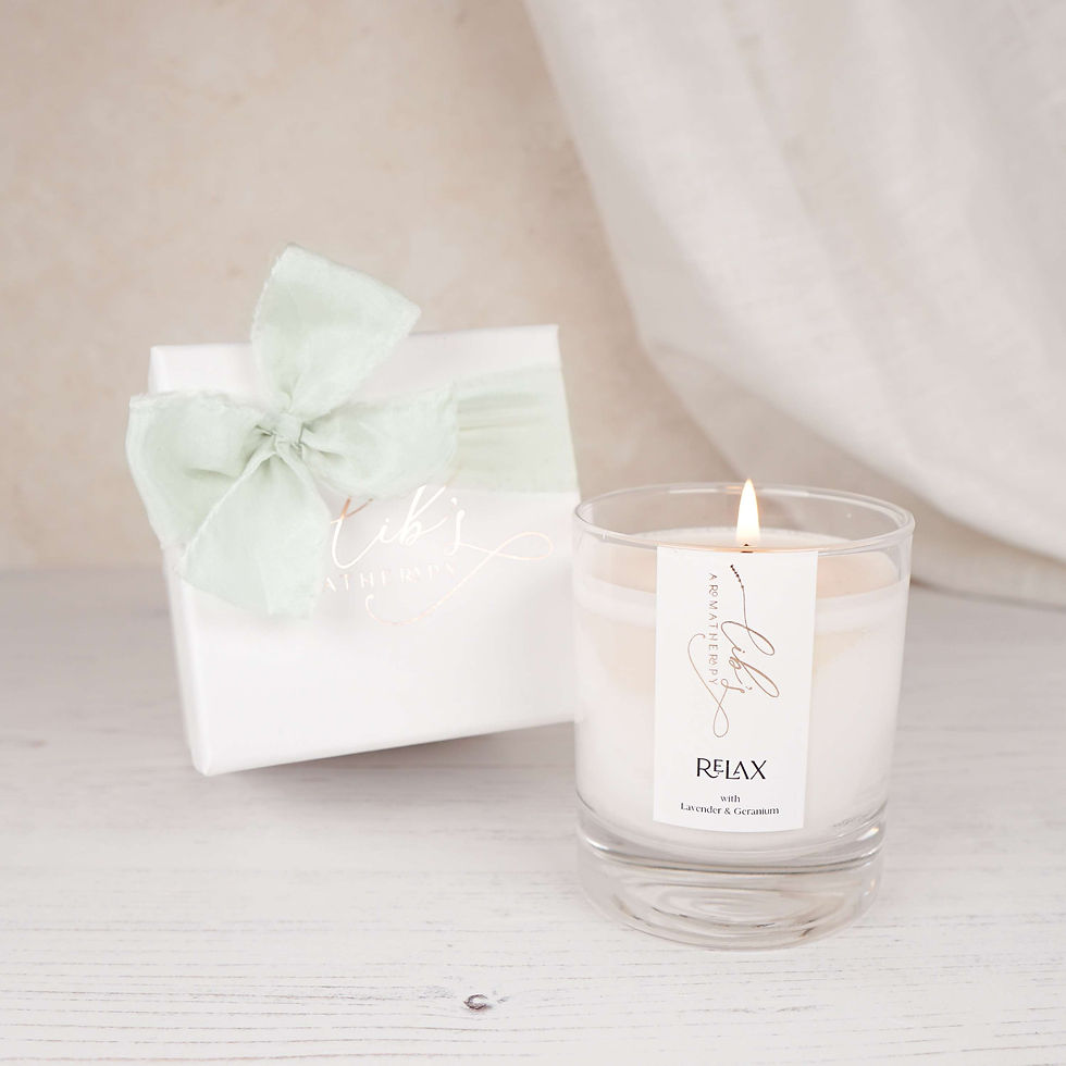Thumbnail: A relaxing candle lit with gift box.