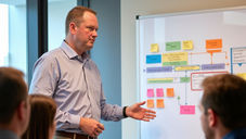 John Hannan leading an ERP mobilization planning session.