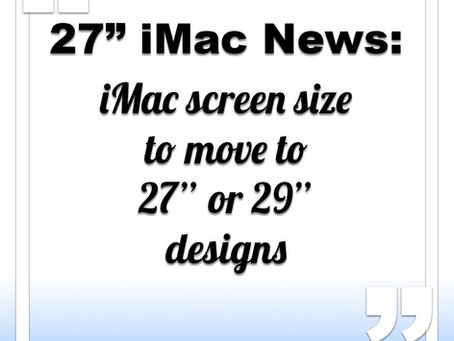 Apple moves closer to decision on 27" iMac