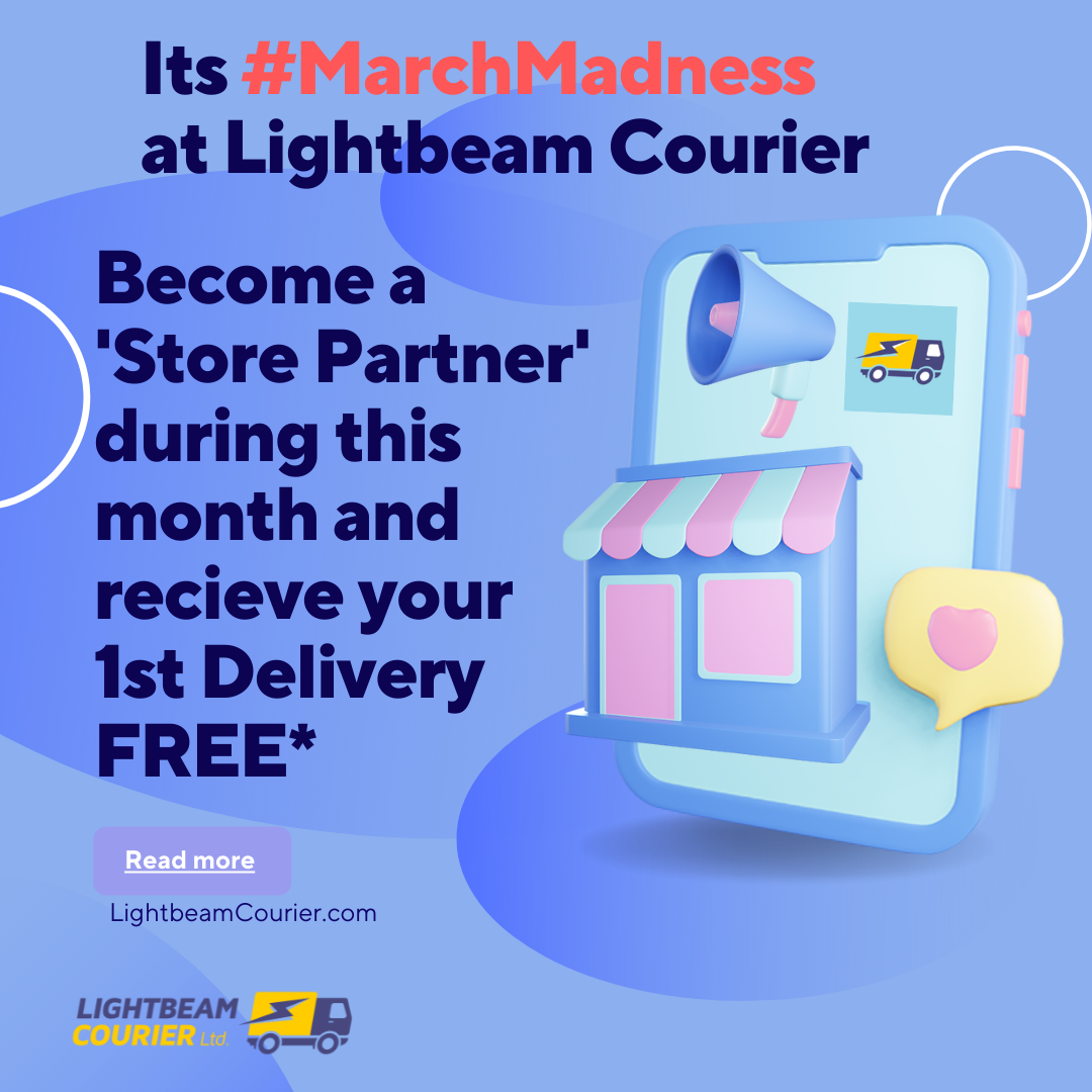 Its #MarchMadness at Lightbeam Courier 🎈 ⚡ 🚀 #FREEDELIVERY content media