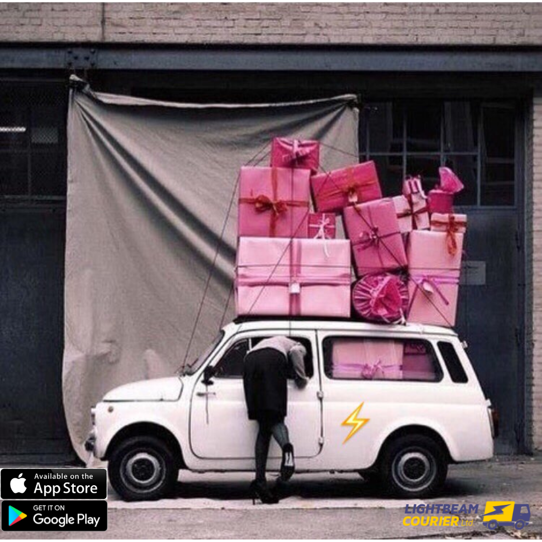 Pre-arrange Delivery of your Loved ones Valentines Day Gifts with LIGHTBEAM COURIER Today!! 💌 content media