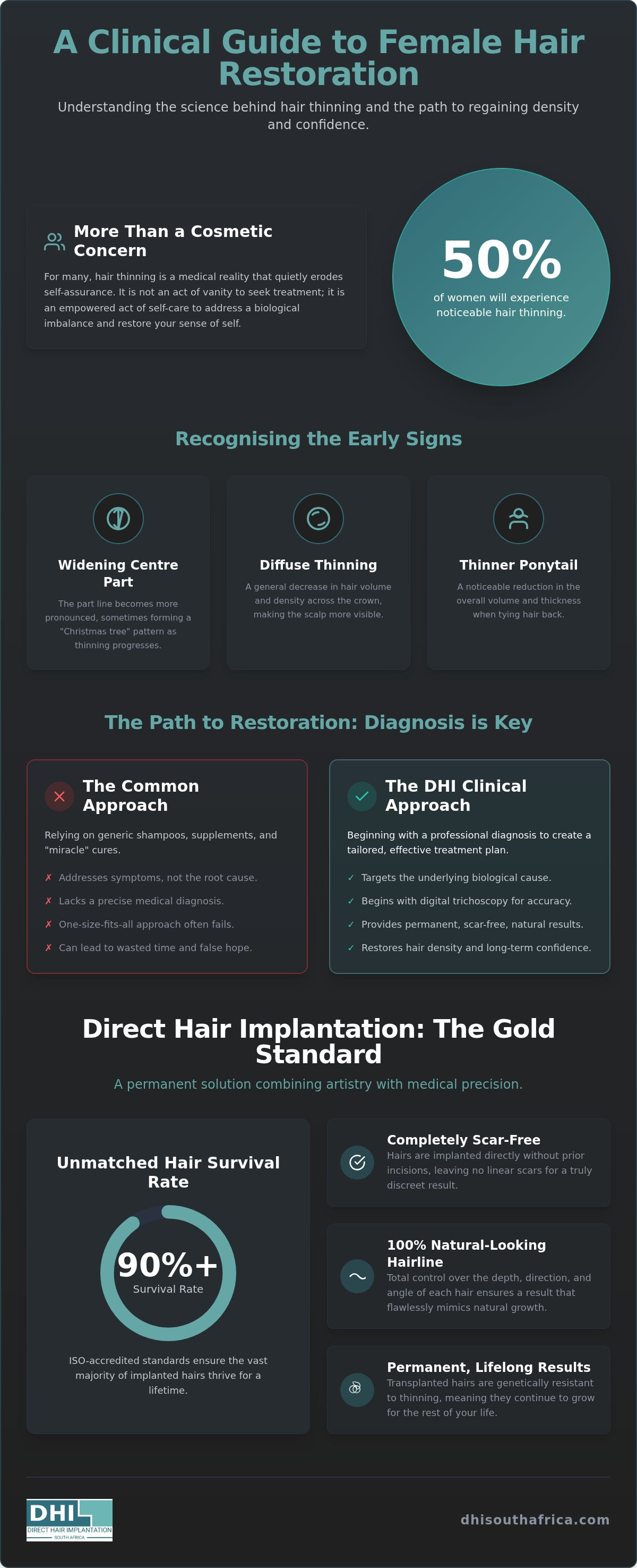 Female hair loss treatment