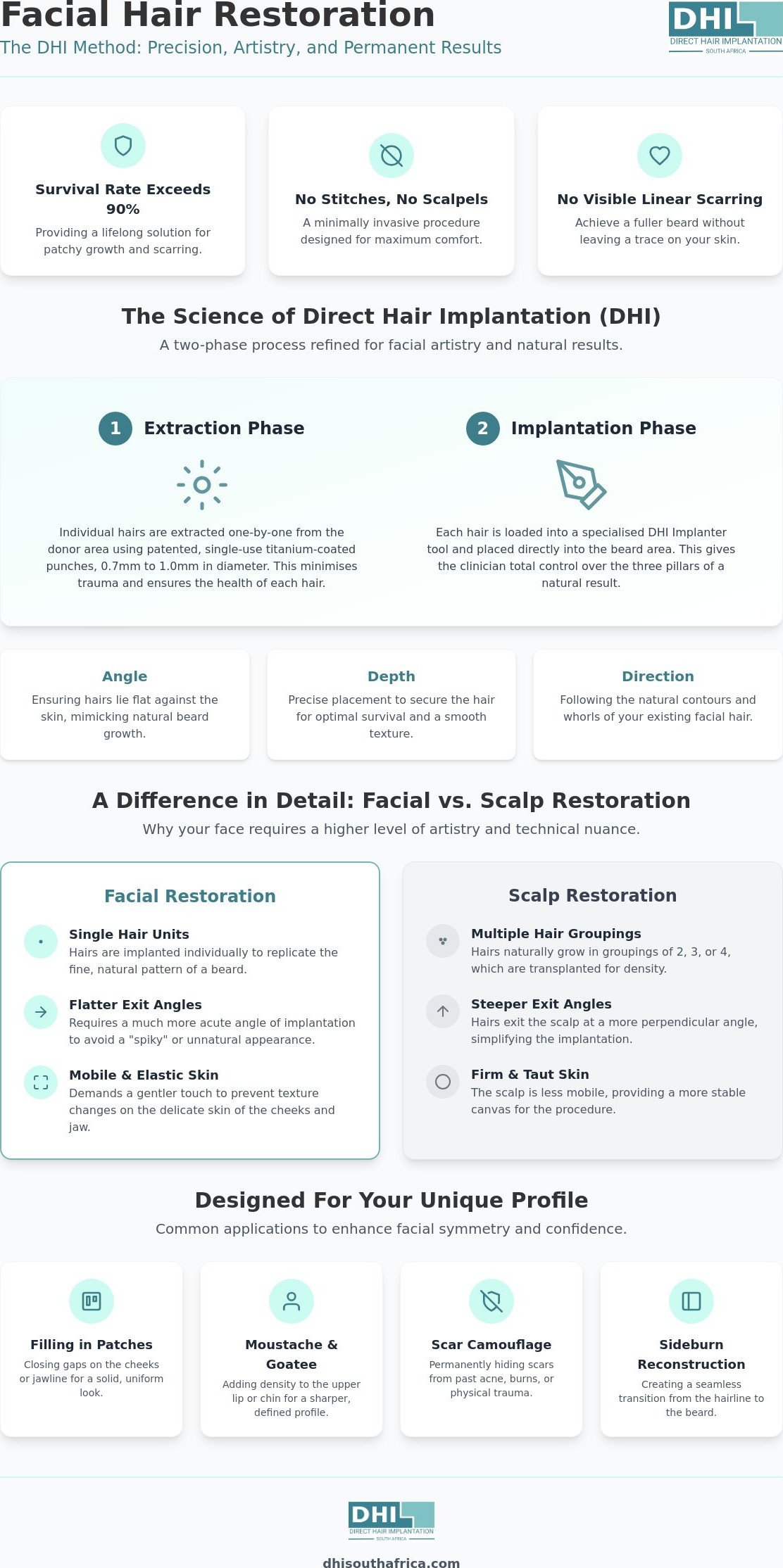 Facial hair restoration
