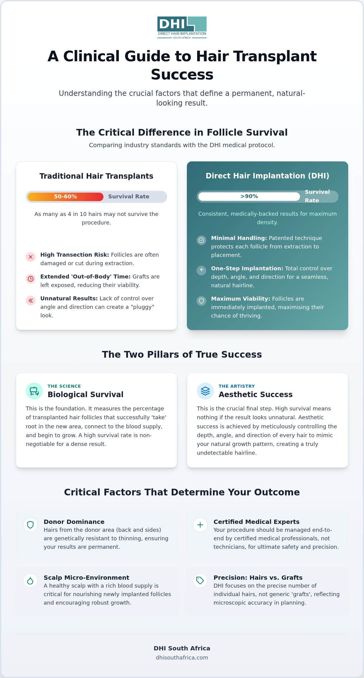Hair transplant success rates